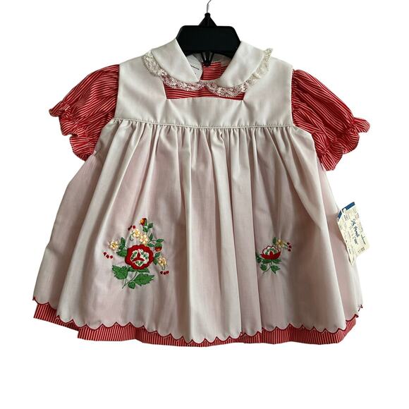 Vintage John Wanamaker Embroidered Dress Set - Picture 1 of 15